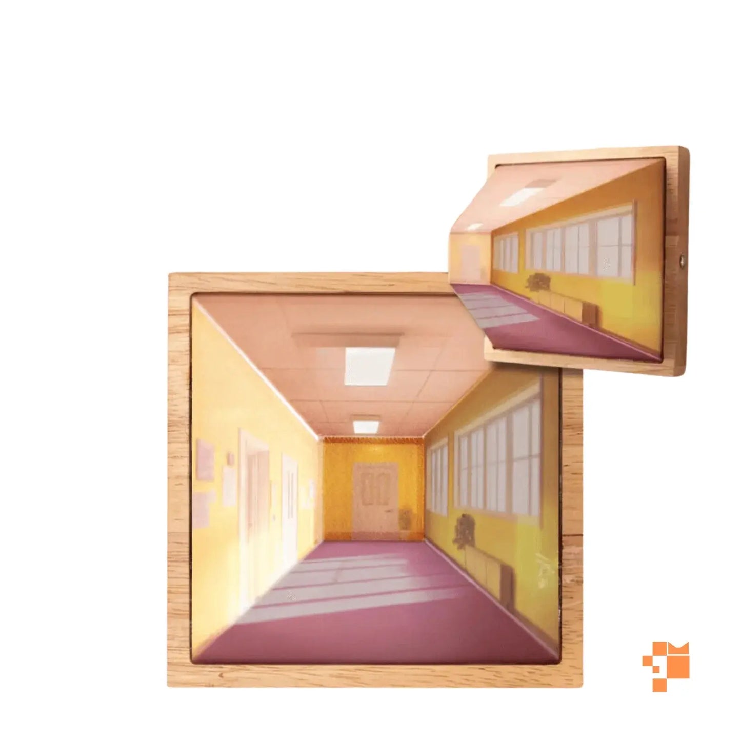 3D Tasarım Lamba İllüzyon Duvar Sanatı - MNDStore