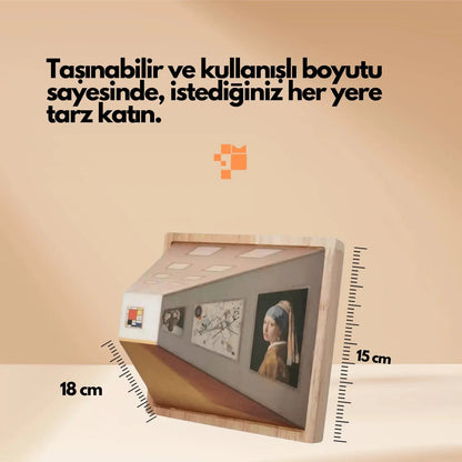 3D Tasarım Lamba İllüzyon Duvar Sanatı