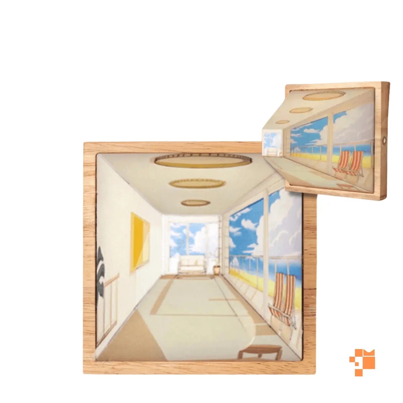 3D Tasarım Lamba İllüzyon Duvar Sanatı - MNDStore