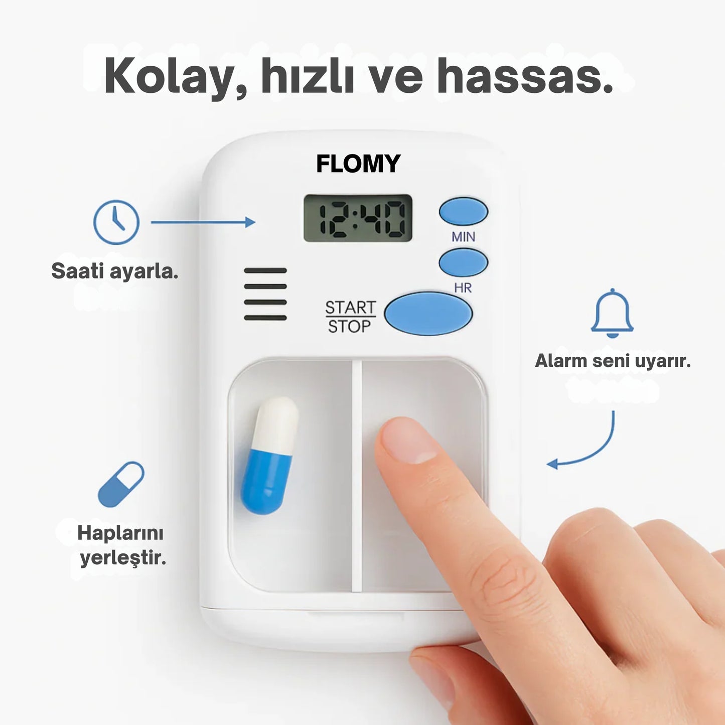 Alarmlı Akıllı İlaç Kutusu